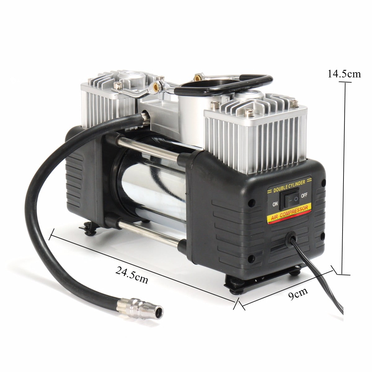 12V 150PSI Car Tire Tyre Inflator Double Cylinder Air Pump Compressor Heavy Duty 12V 150PSI Car Tire Tyre Inflator Double Cylinder Air Pump Compressor Heavy Duty